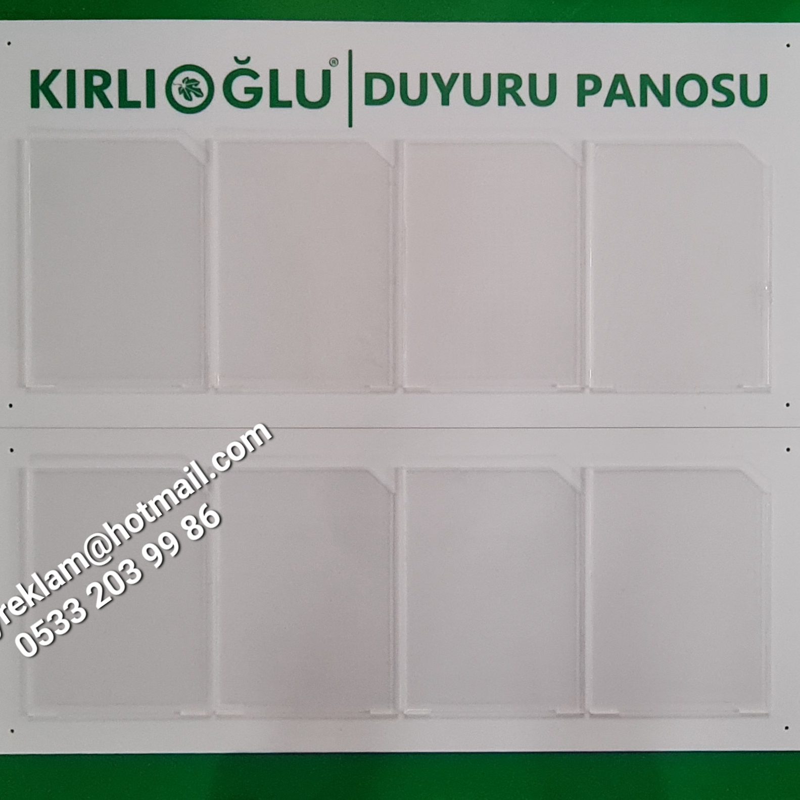 duyuru ilan kalite basın belge panosu fabrika ofis imalathane klinik hastane otel bina kurum (28)
