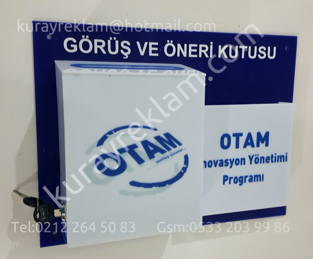 görus-öneri-şikayet-dilek-kutusu-şeffaf-renkli-logolu-kilitli-hastane-fabrika-otel-okul-apartman-site-bina- klinik