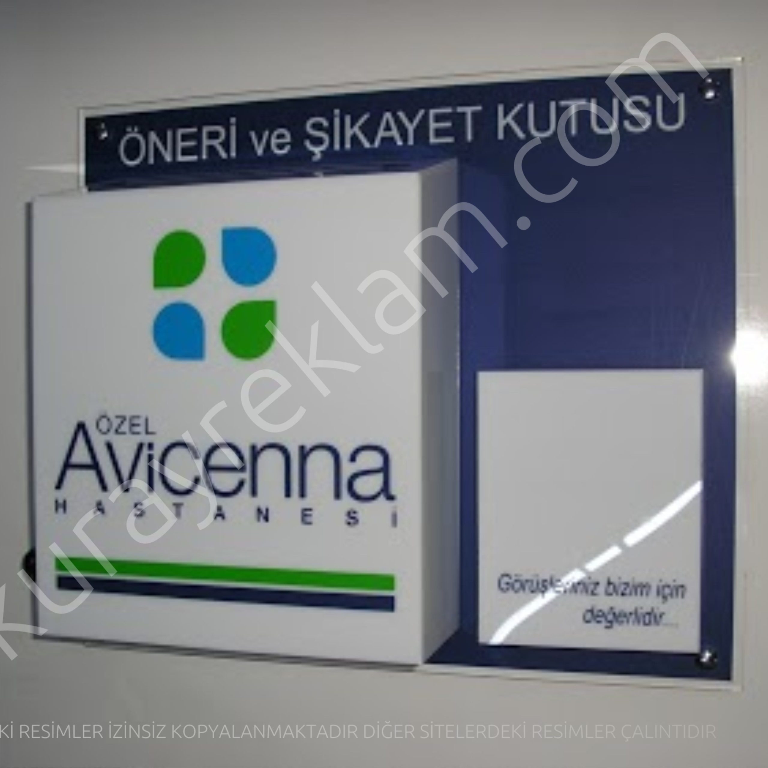 görus-öneri-şikayet-dilek-kutusu-şeffaf-renkli-logolu-kilitli-hastane-fabrika-otel-okul-apartman-site-bina- klinik 