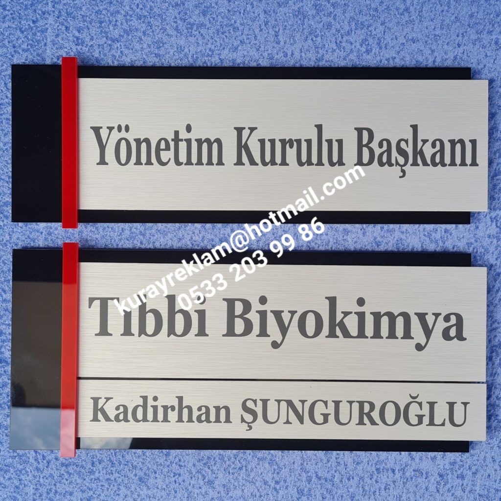 Mıknatıslı Hastane Yönlendirme Tabelası
