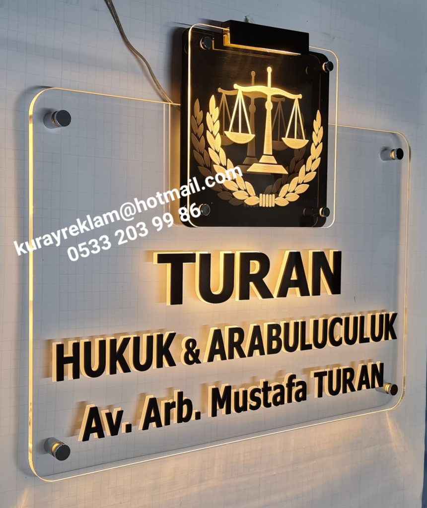 avukat tabelası kapı yanı mıknatıslı kapı tabelası isimliği hastane fabrika ofis okul şirket otel