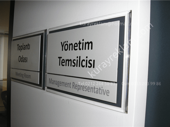 mıknatıslı kapı yanı tabelası isimliği hastane doktor ofis şirket fabrika okul klinik diş hekimi imalathane depo pleksi 