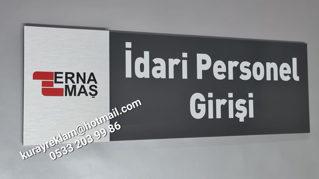 Hastane ofis kurum bina okul fabrika şirket oda kapı yanı mıknatıslı kapı isimliği yönlendirme tabelası doktor avukat diyetisyen yönetim müdür belediye askeriye fakülte üniversite dekanlık